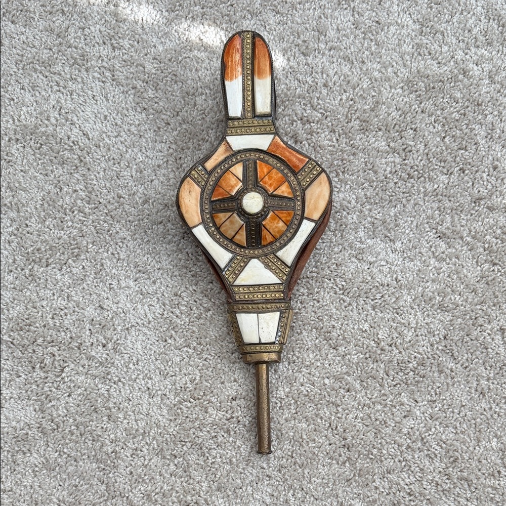 Artistic Antique Bellows Stones with leather sides